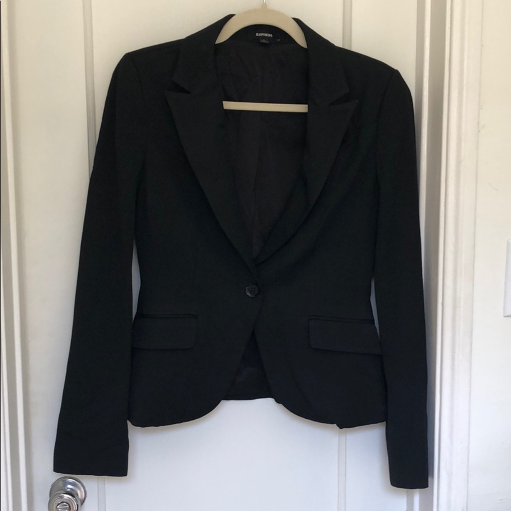 Express Black Suit Jacket